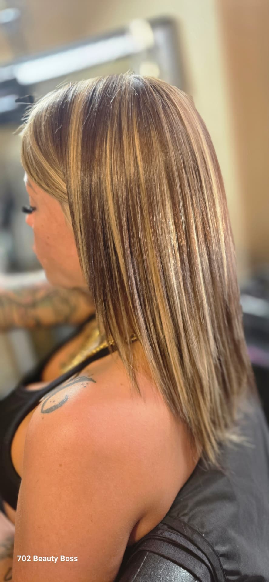 Color before and after — High-Contrast Highlights