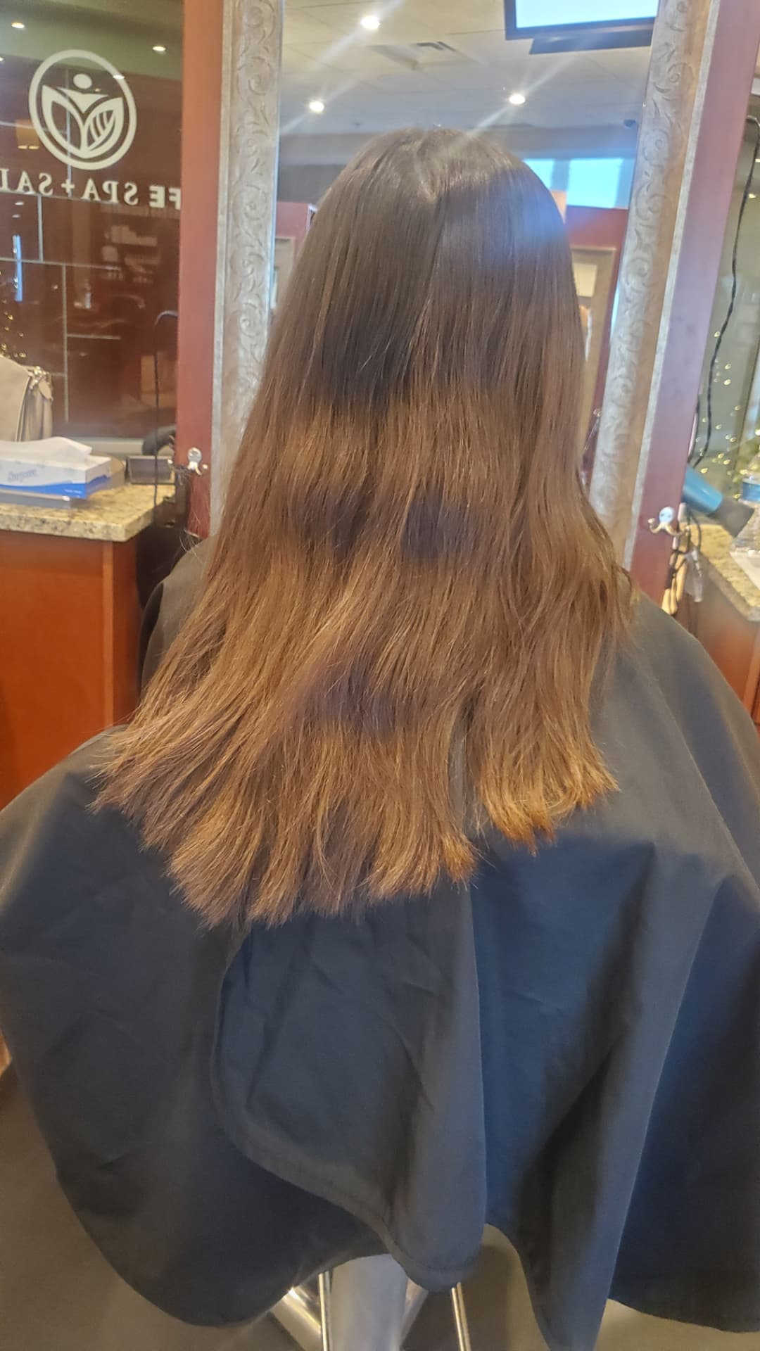 Damaged Hair Repair before and after — Smoothed & Reshaped