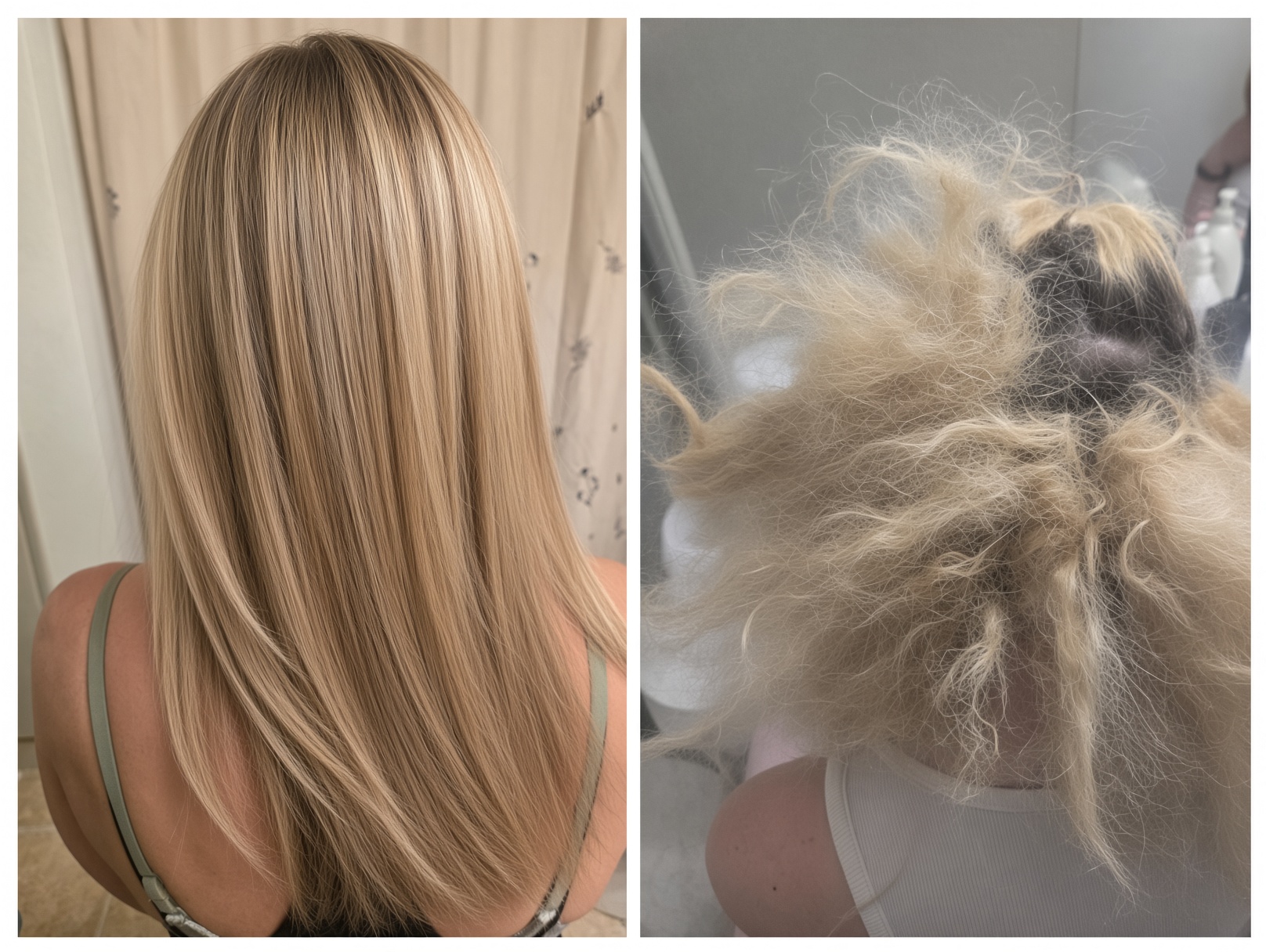 Before and after damage transformation transformation